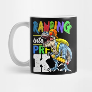 Rawring into Pre-K Dinosaur Back to School  s Gift Mug